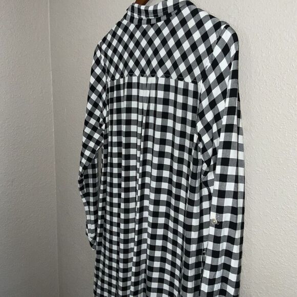 J.Jill Gingham Shirt Dress size S - Picture 8 of 9